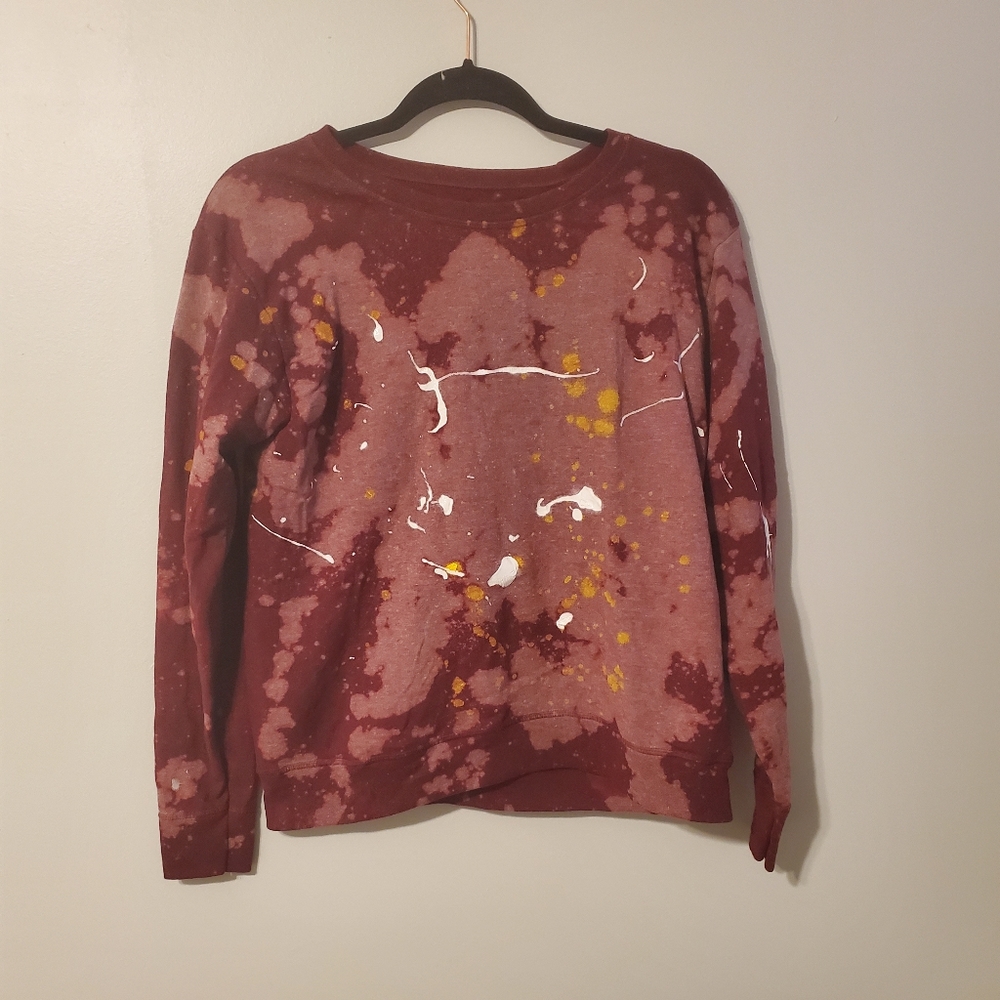 Custom painted sweater
